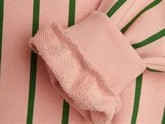 Mini Rodini pink vertical stripe aop sweatshirt